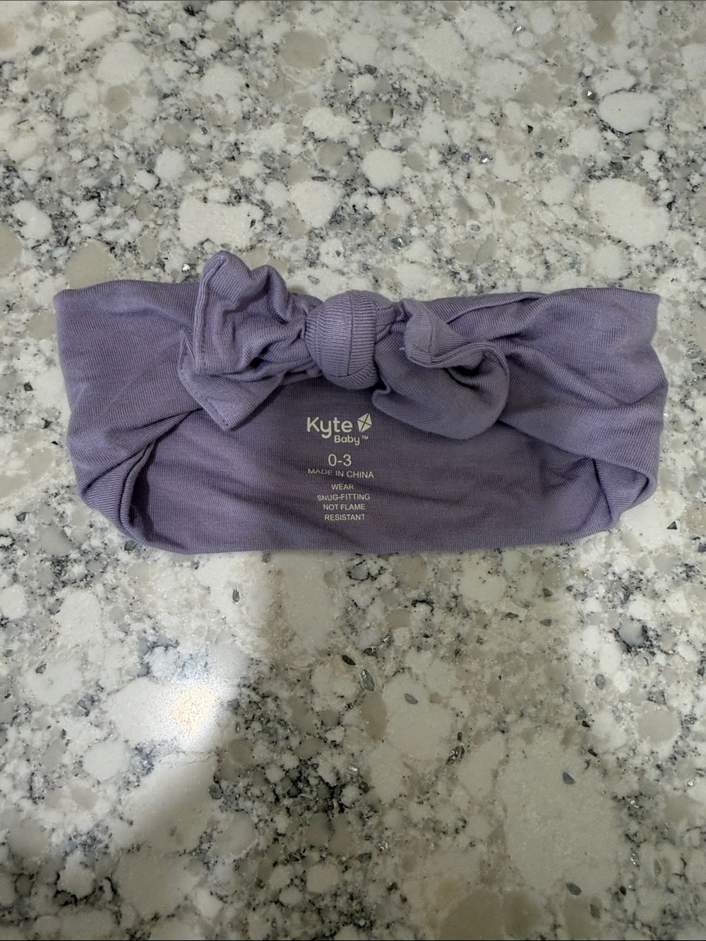 Kyte BABY Lavender Knot Headwrap
